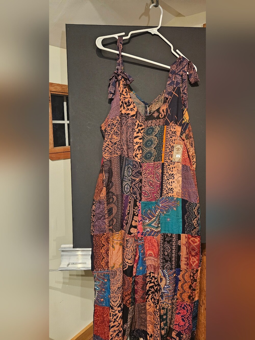 Kathmandu Patchwork Overalls in  in multicolor.New One Size